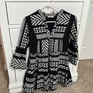 Black and white Francesca’s dress
